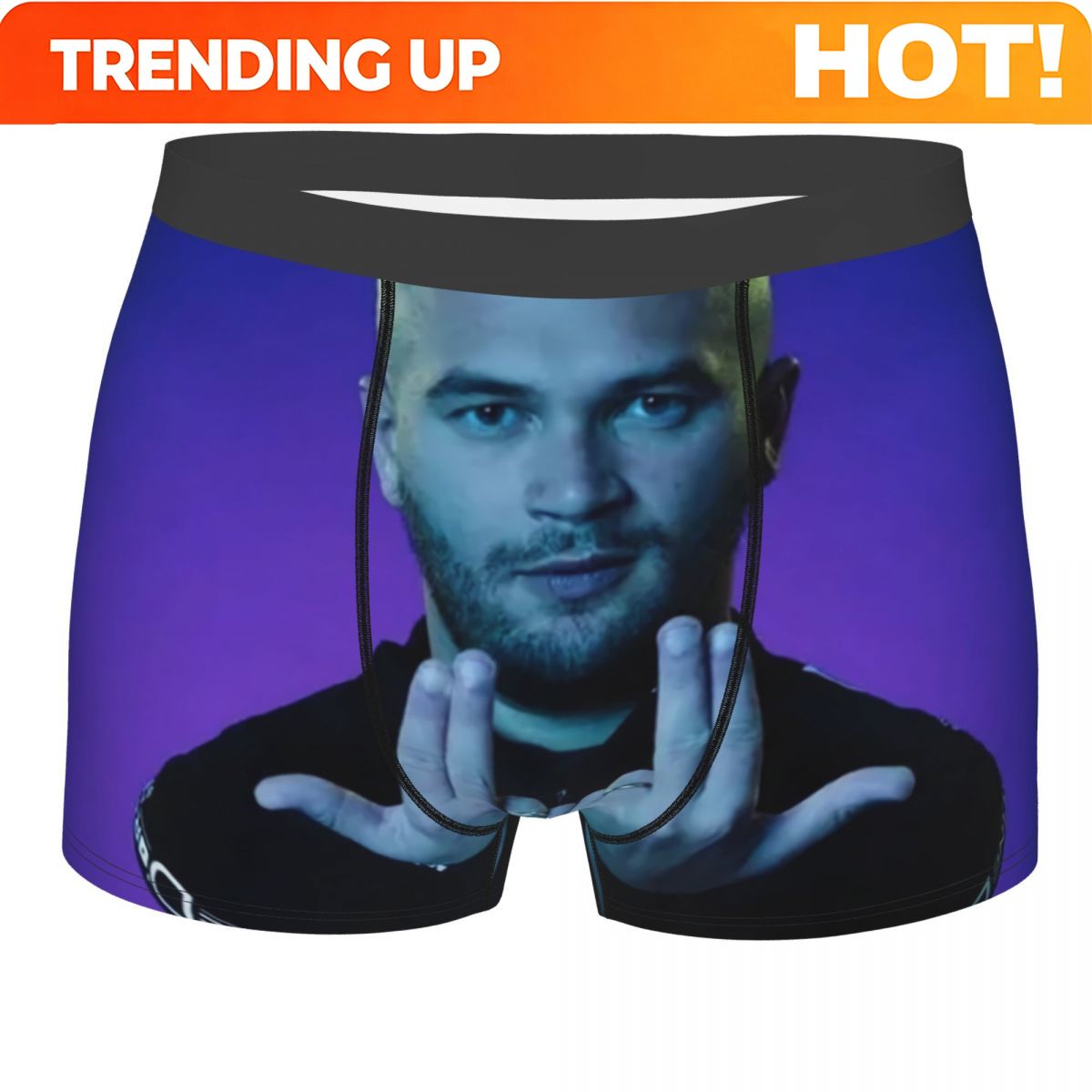 Boxer Shorts Modal - カスタムノベルティフレンチラッパー Jul ボクサーショーツパンティー男性用下着通気性ブリーフ下着