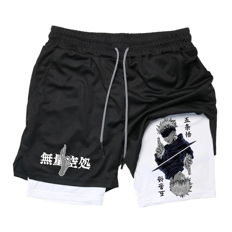 Compression Shorts Athletes - メンズコンプレッションショーツ,速乾性アスレチックショーツ,ポケットパフォーマンス,ジム,トレーニング,フィットネス,2 in 1