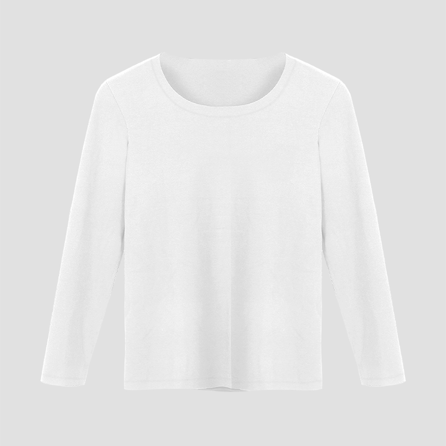 メンズ用、クルーネック、モダール素材のサーマルシャツ、スリム - Undershirt Crew Neck のレビューと価格