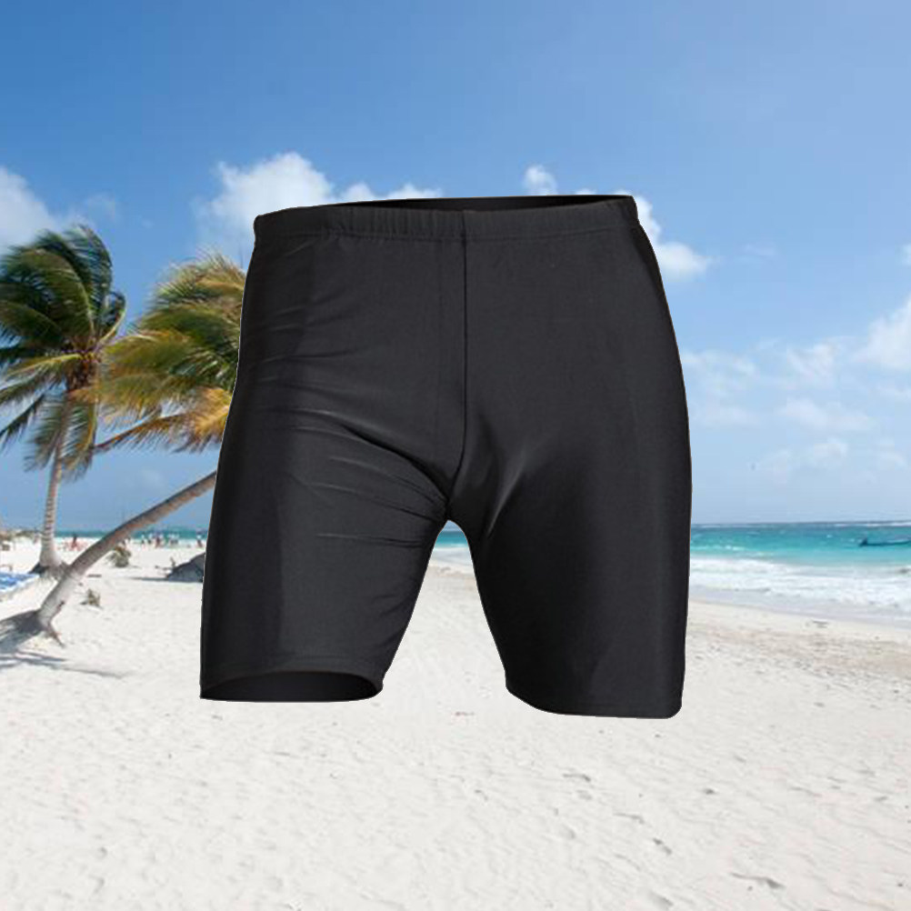 メンズ用、黒色のナイロン製コンプレッション水着ショーツ。体に - Compression Shorts Athletes のレビューと価格