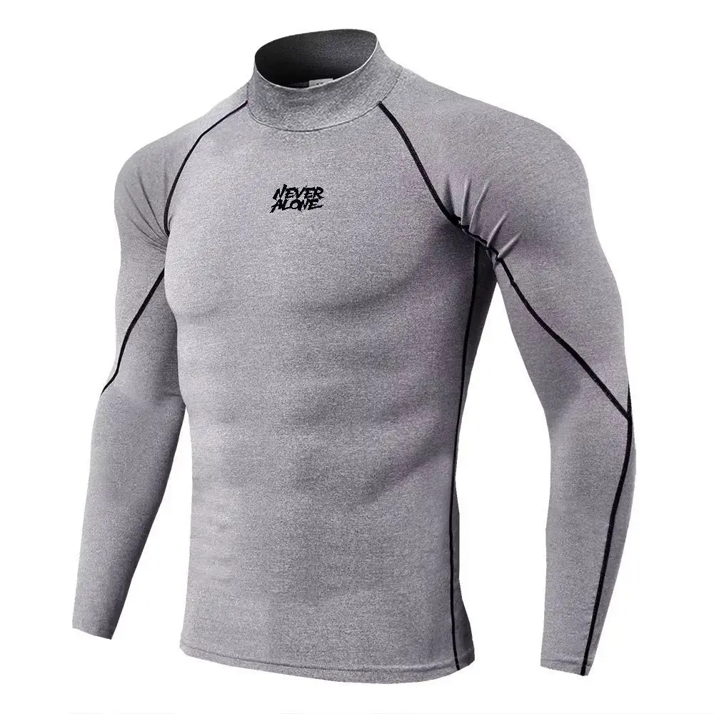 メンズスポーツTシャツ、速乾性、ボディビルディング、ランニン - Quick Dry Underwear のレビューと価格